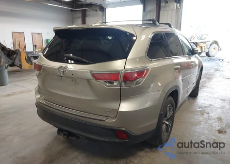 2016 Toyota Highlander Xle V6 from USA, damaged, VIN 5TDJKRFH8GS506621